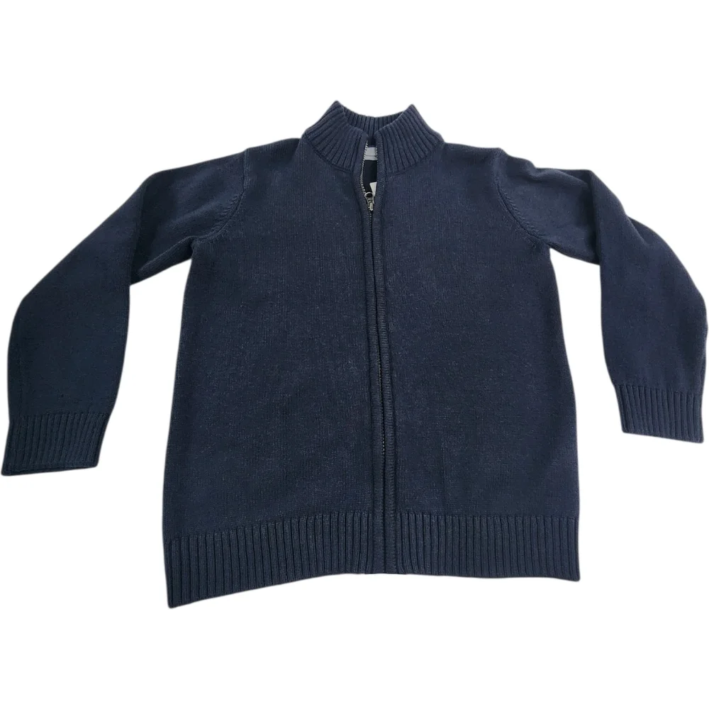 Children's Place Navy Blue Zip-Up Sweater **NWT**